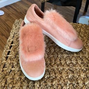 Pink fluffy sneakers ‘Call It Spring’